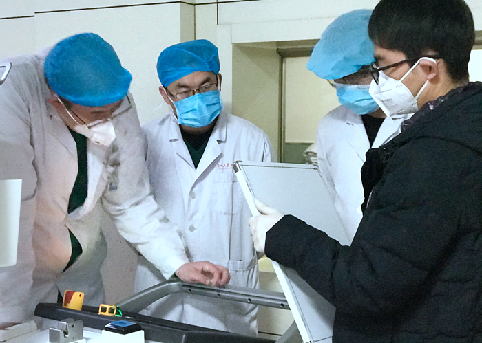 放射科移动dr投入使用,助力抗疫工作开展