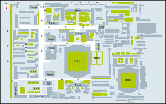 医学校区导引图